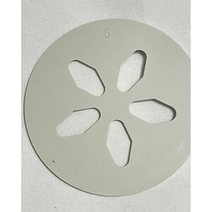 Pampered Chef Cookie Press Parts Cookie Disc # 5 Replacement Disc Fast Shipping